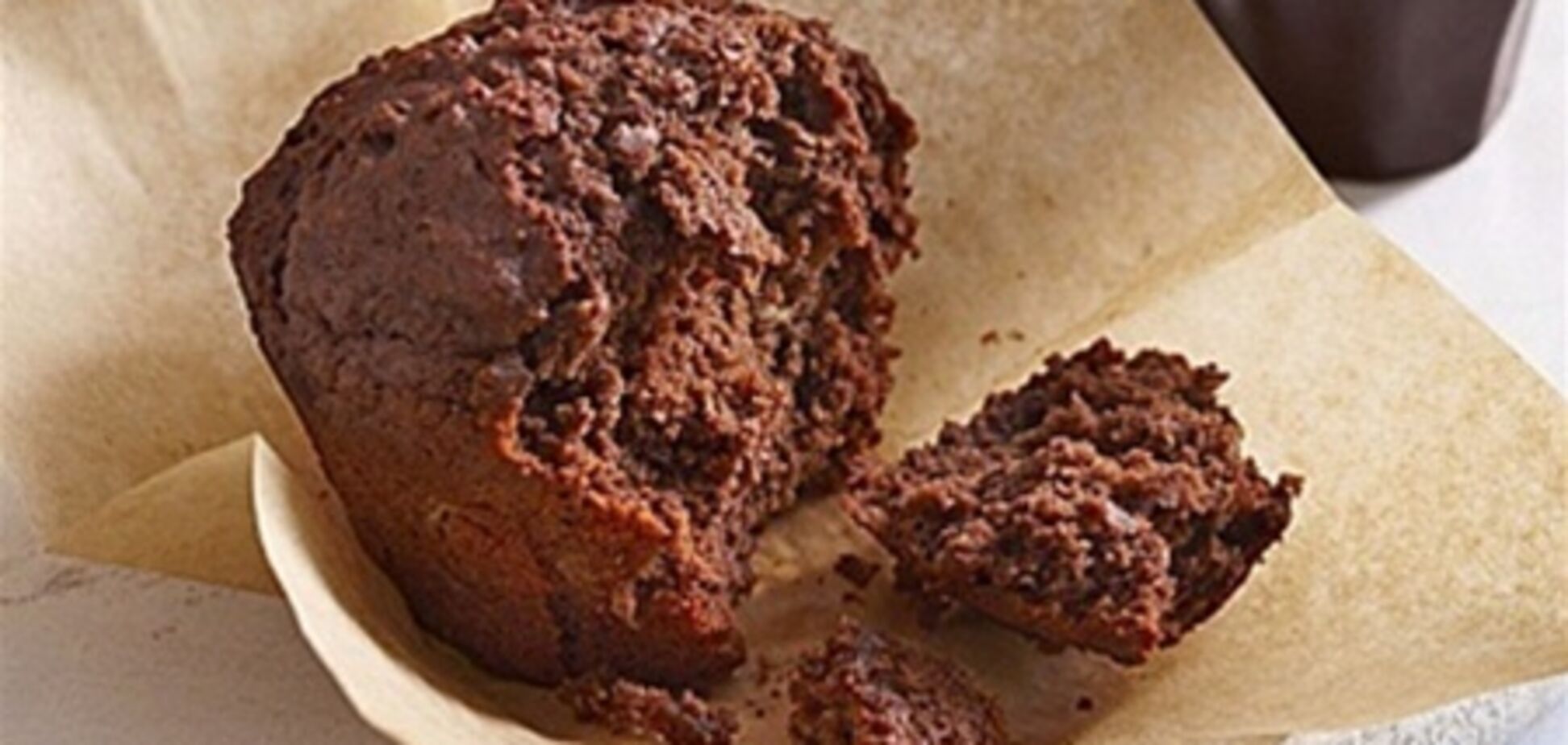 Шоколадные кексы с бананом