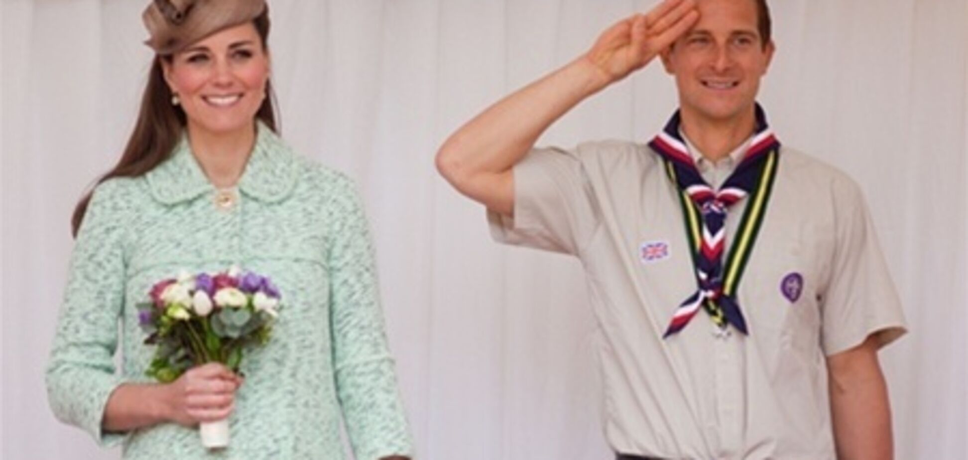 Кейт Миддлтон и Беар приняли парад скаутов. Фото