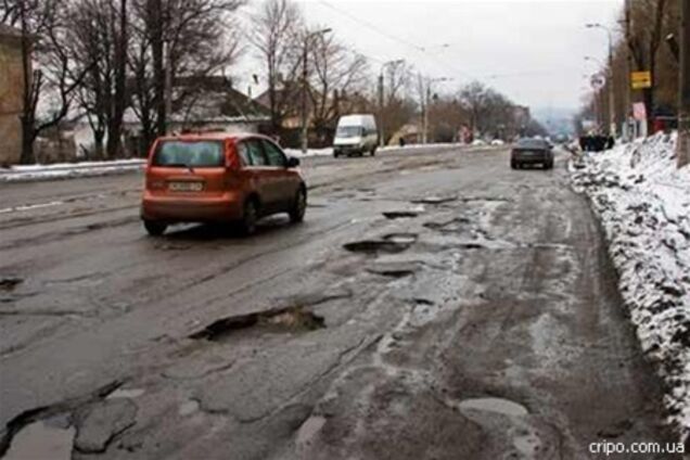 В Украине 83% водителей ремонтировали авто из-за плохих дорог