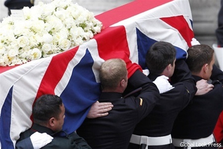 Похороны Тэтчер обошлись Британии в 5,6 млн долларов