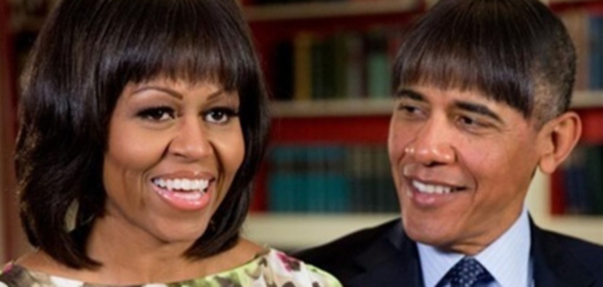 Белый дом пересадил Обаме челку его жены