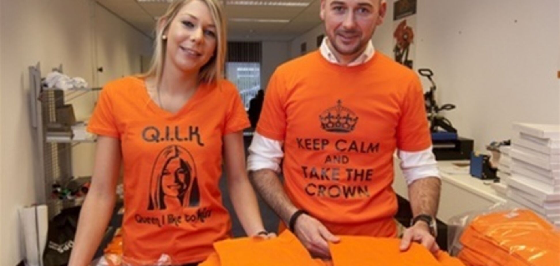 Накануне коронации голландцы погрузилась в 'оранжевое безумие'