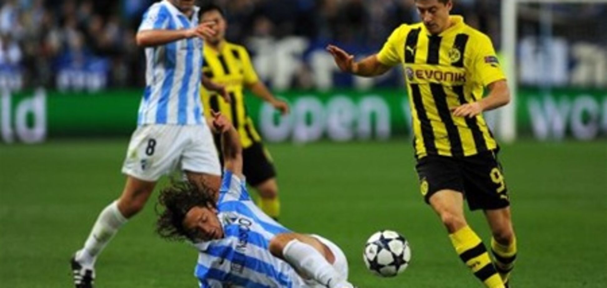 Лига чемпионов. 'Малага' и 'Боруссия' не смогли забить