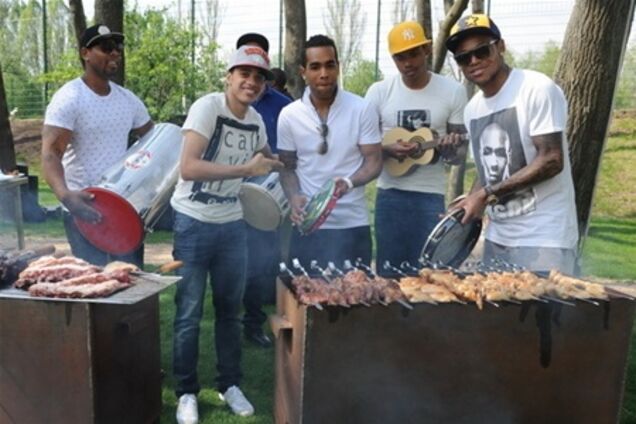 'Шахтер' отпраздновал чемпионство шашлыками под песни бразильцев