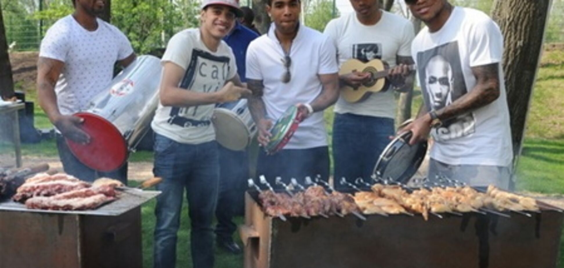 'Шахтер' отпраздновал чемпионство шашлыками под песни бразильцев