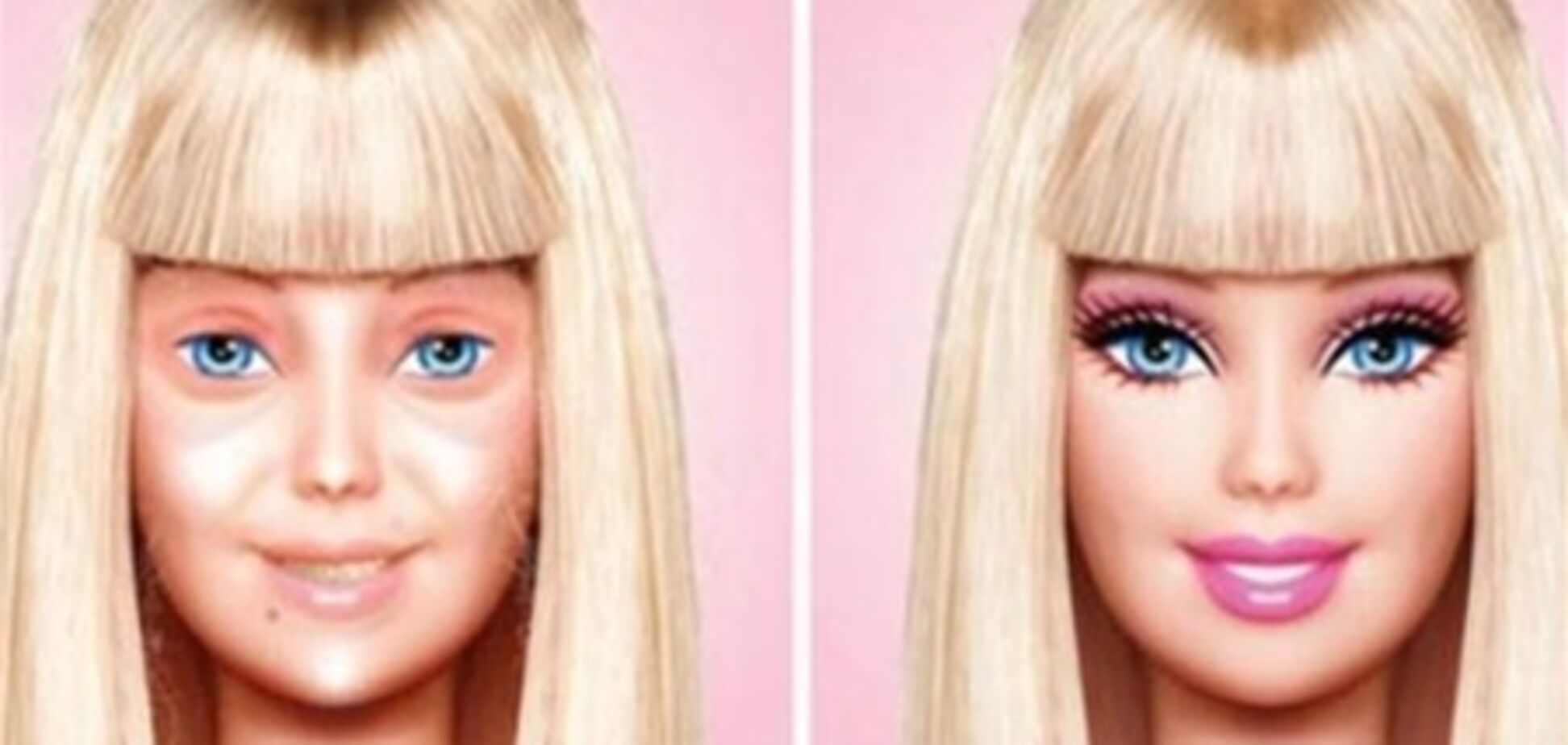 Дизайнер изобразил Барби без макияжа. Фото