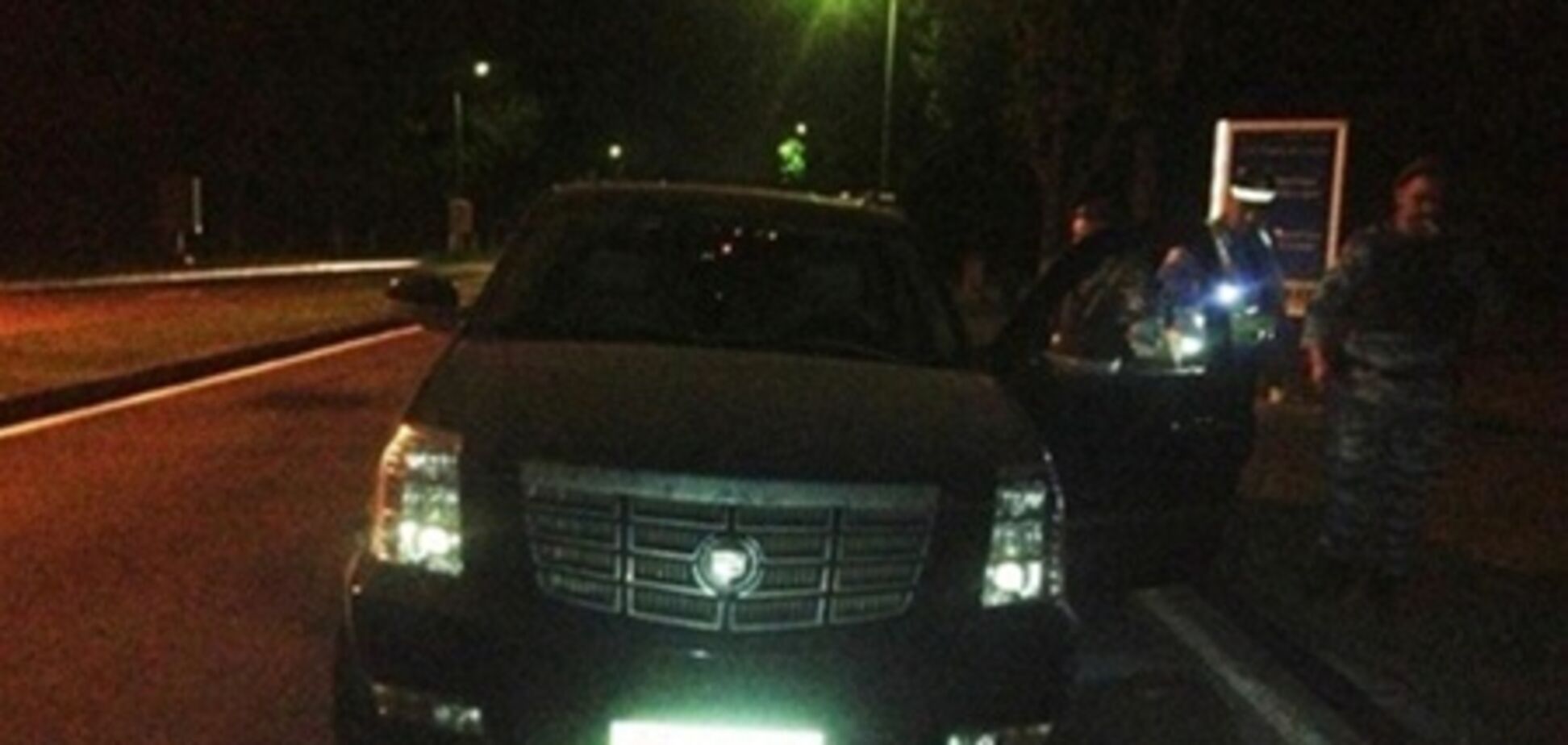 Угон 'Кадиллака' в Киеве: преступники ехали на 4-х простреленных колесах