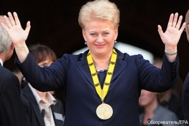 Президент Литвы получила политический 'Оскар'
