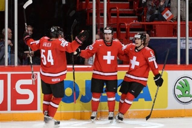 ЧМ по хоккею. Швейцария одержала пятую победу подряд