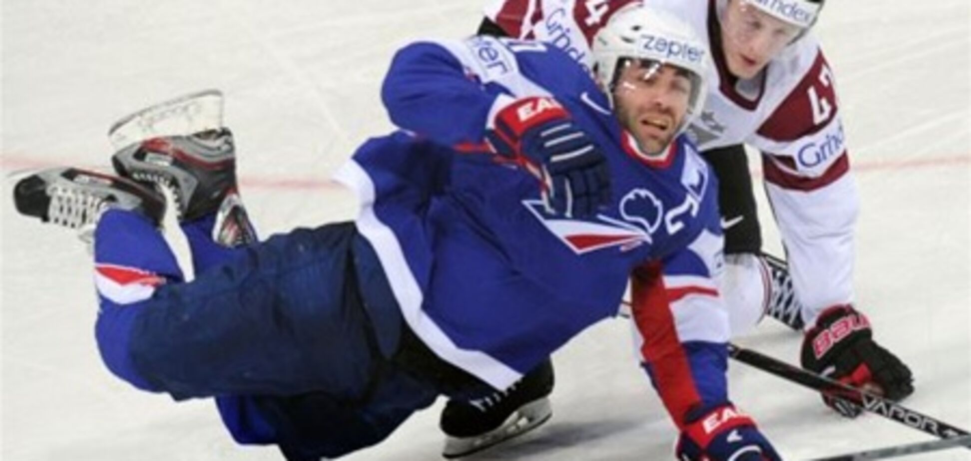 ЧМ по хоккею. Латвия одолела Францию