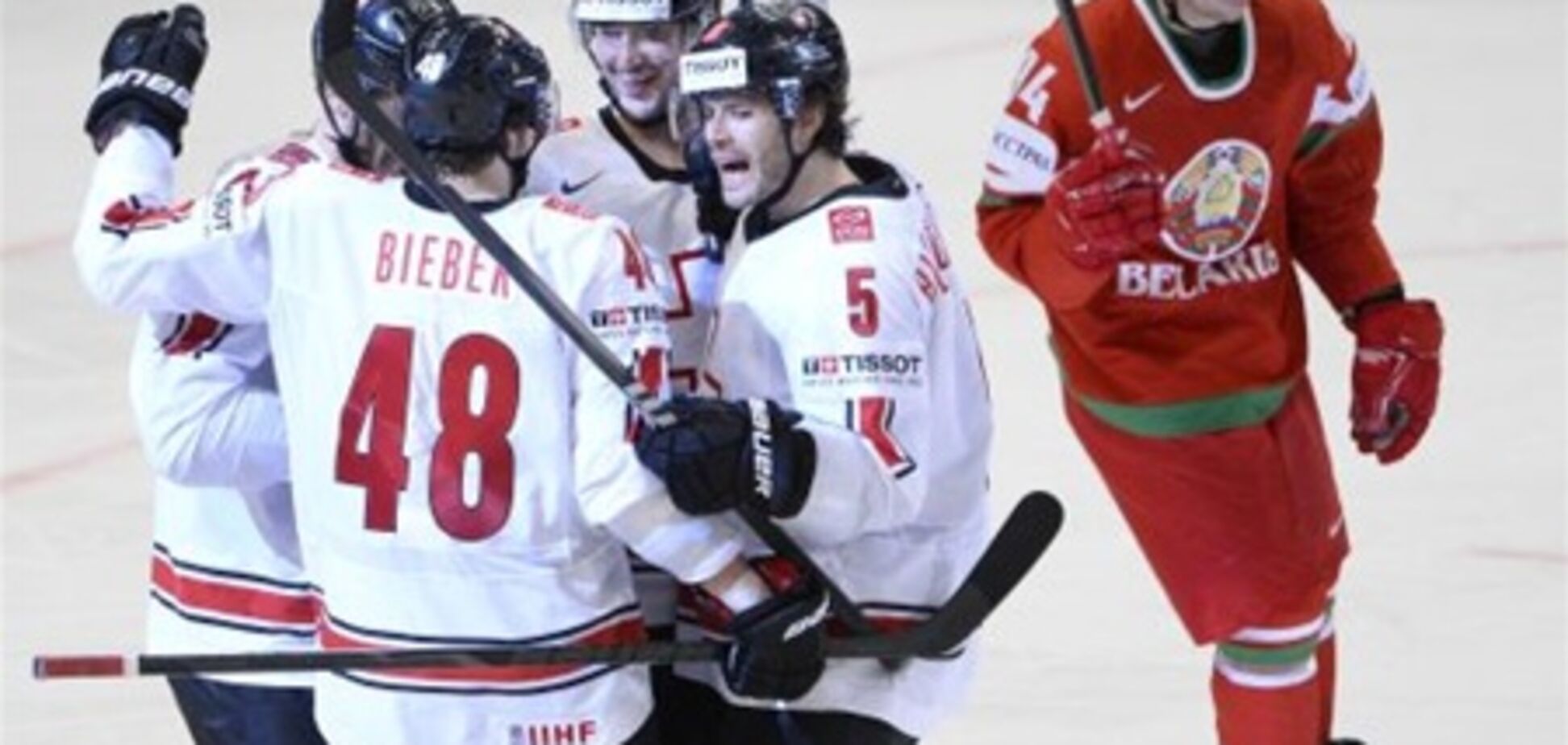 ЧМ по хоккею. Швейцария без поражений выиграла группу