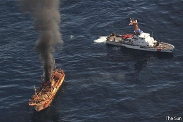 На пожежі в японському порту постраждав українець