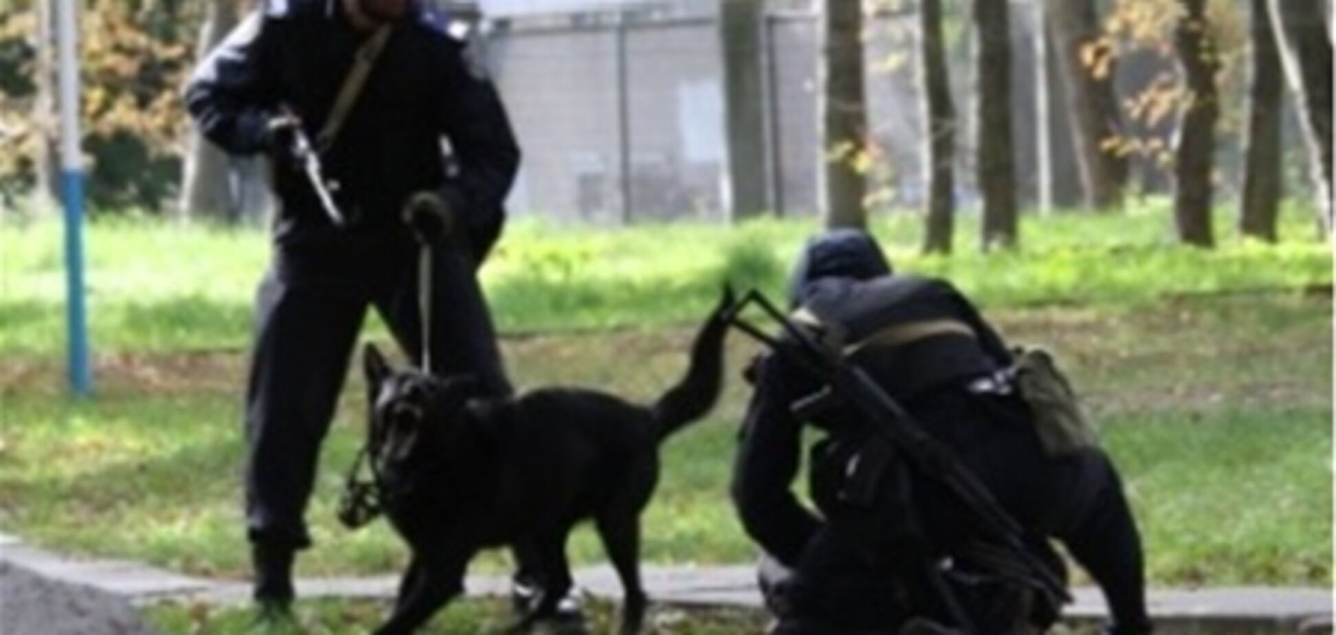 В центре Киева показывают 'захват террористов'