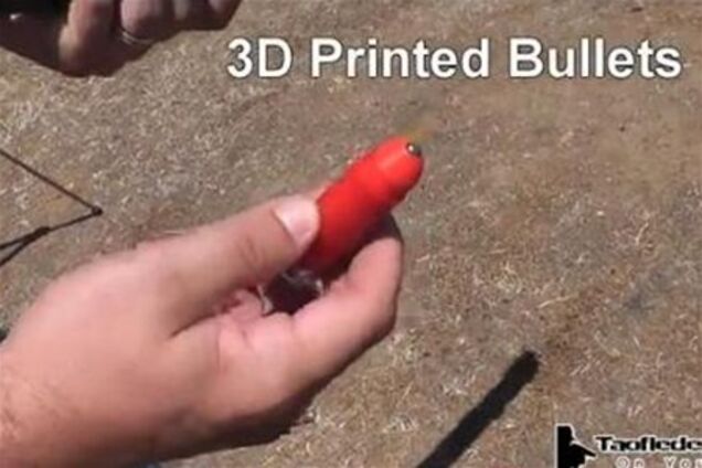 На 3D-принтере напечатали пулю