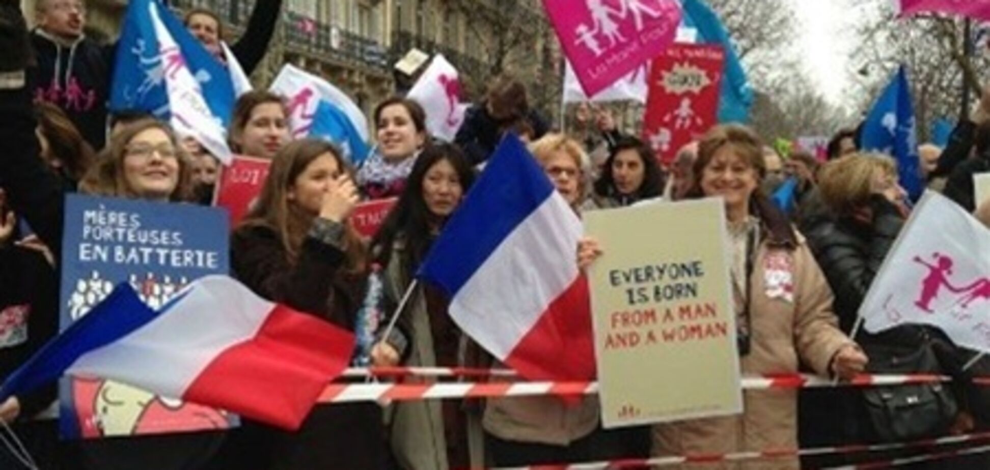 Франция вновь протестует против однополых браков