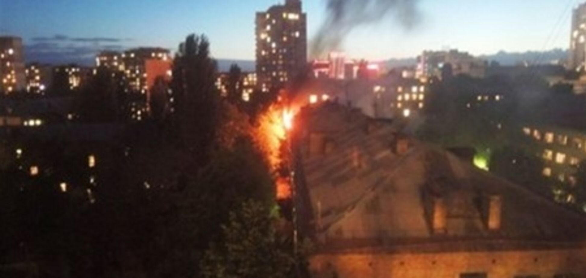 В Киеве произошел пожар в общежитии КПИ