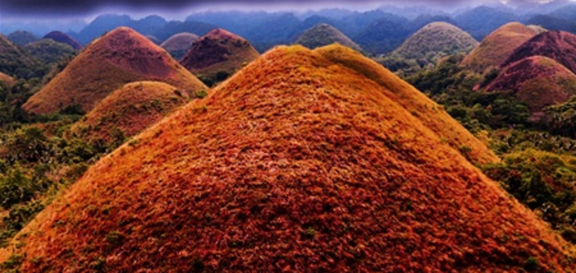 Чудеса природы - шоколадные горы на Филиппинах