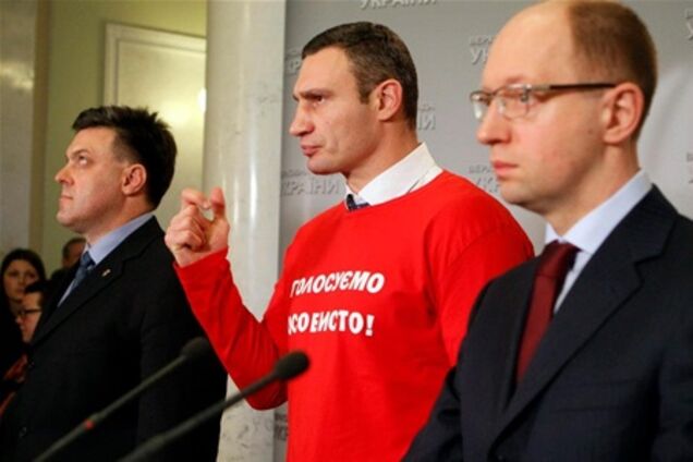 У ПР знають, що Кличко 'відколовся' від Яценюка і Тягнибока