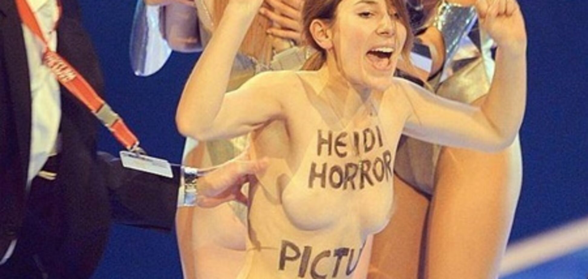 FEMEN сорвали прямой эфир популярнейшего шоу Германии