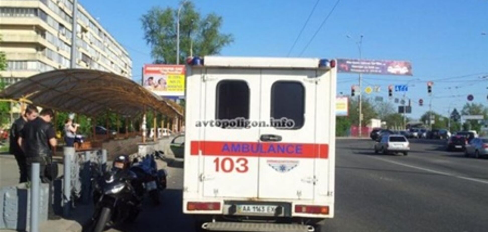 В столице девушка на мотоцикле попала в ДТП