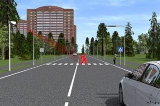 На московских 'зебрах' появятся 3D-пешеходы