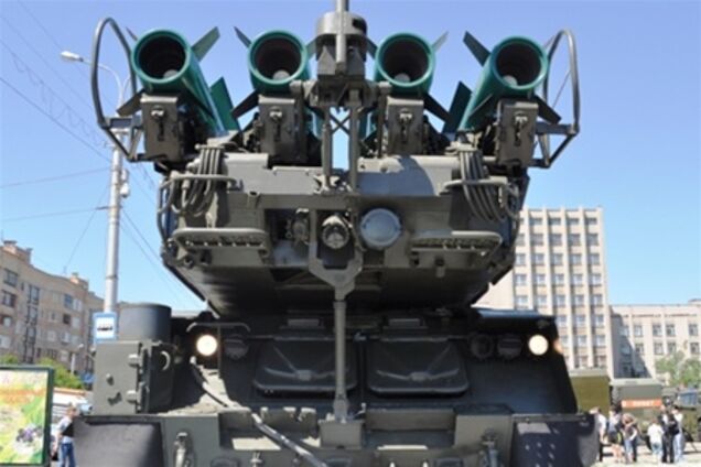 По Горловке прошла военная техника