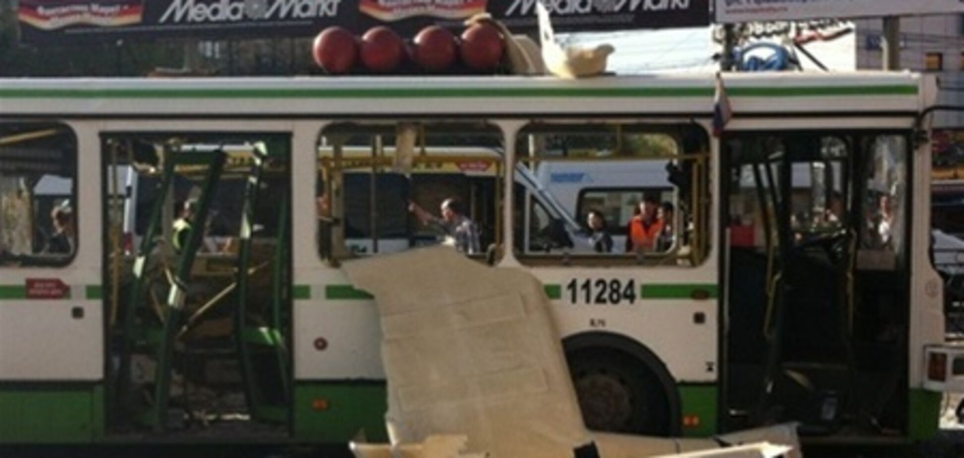 Вибух автобуса в Москві: 2 людини в лікарні