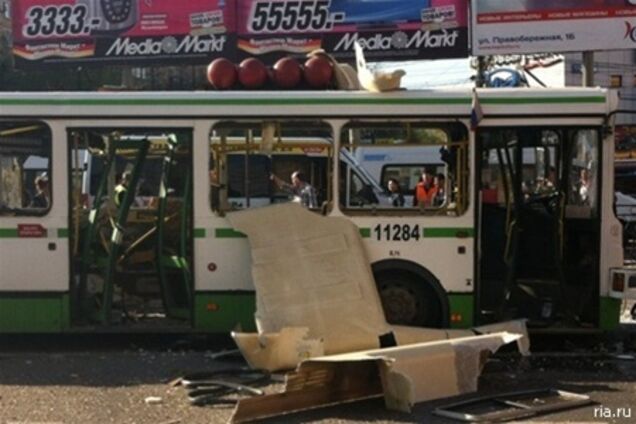 Взрыв автобуса в Москве: пострадал один человек
