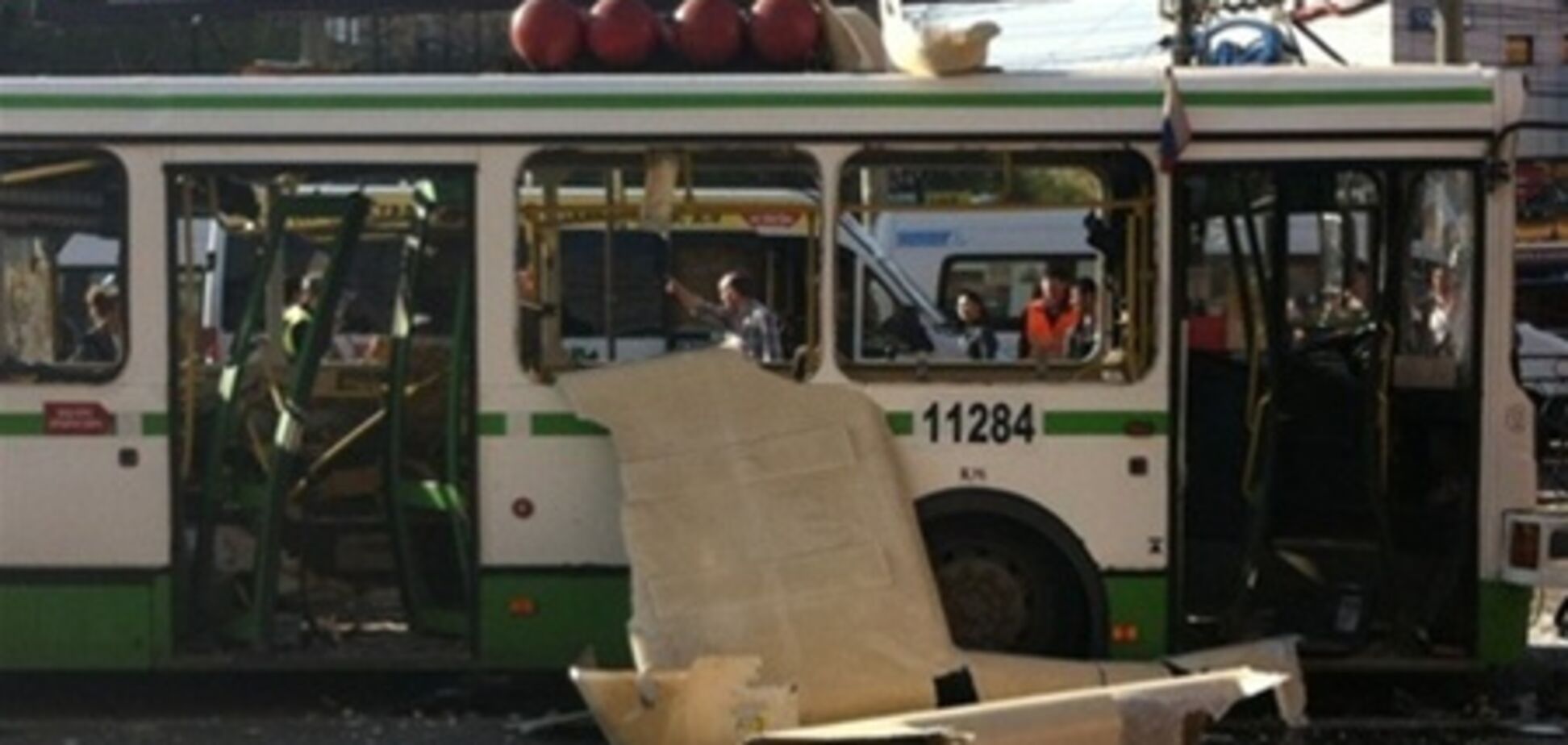 Вибух автобуса в Москві: постраждала одна людина