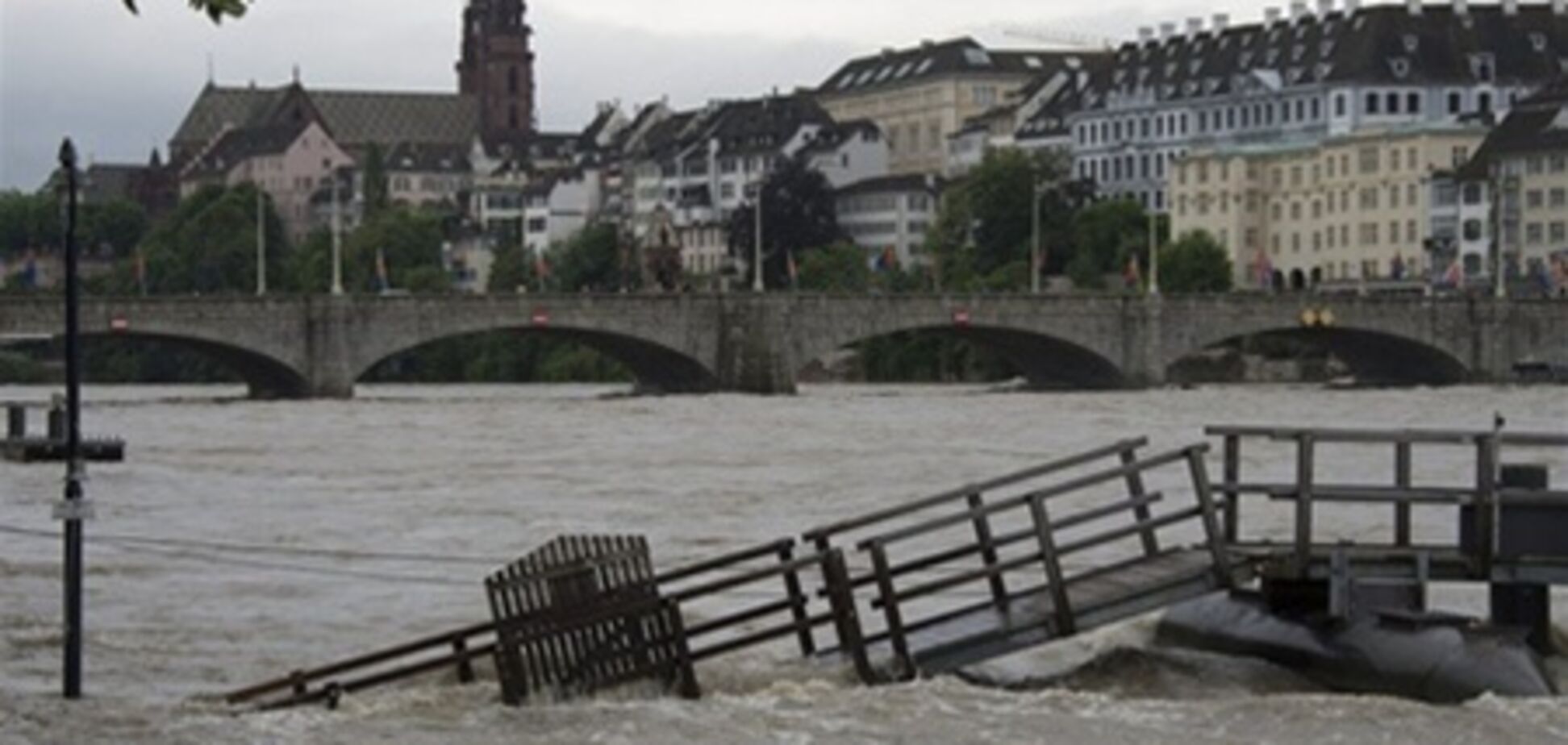 В Германии наводнение из-за затяжных дождей