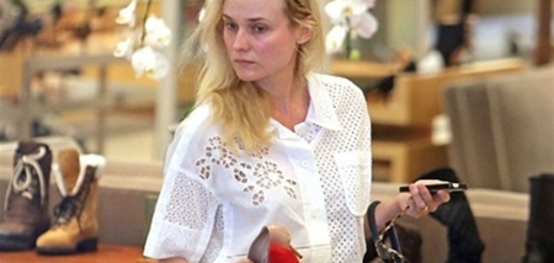 Дайан Крюгер не смогла побороть приступ шопоголии