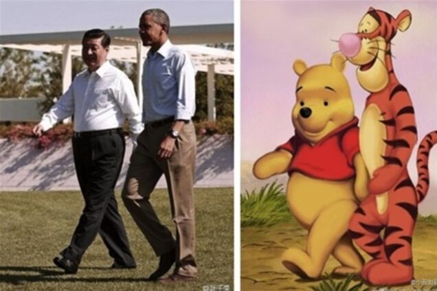 В Китае запретили сравнивать лидера страны с Винни-Пухом