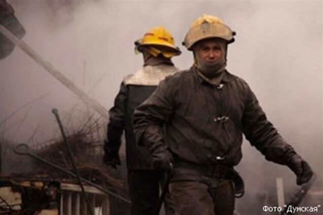 В Херсоне горит хлопчатобумажный комбинат