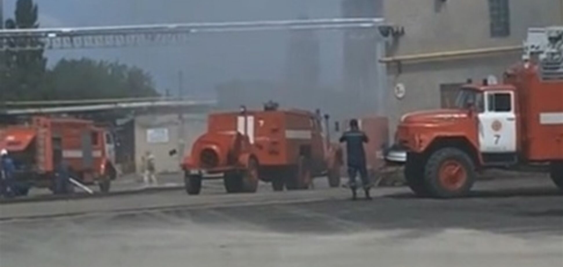 В Одессе горел 'Черноморполиграфметалл'