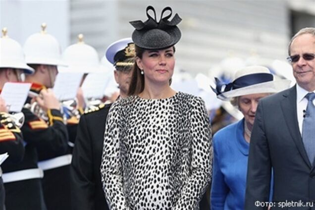 Кейт Миддлтон помогла крестить лайнер