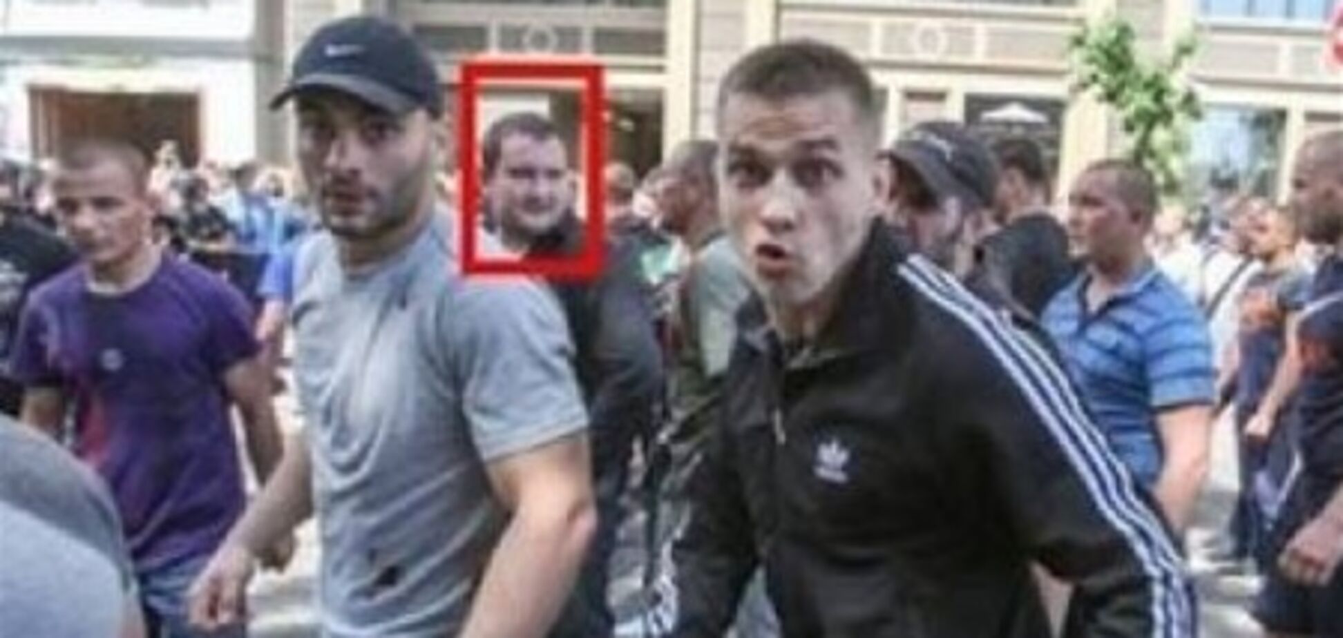 Съезд 'Батьківщини' охранял один из нападавших на журналистов?