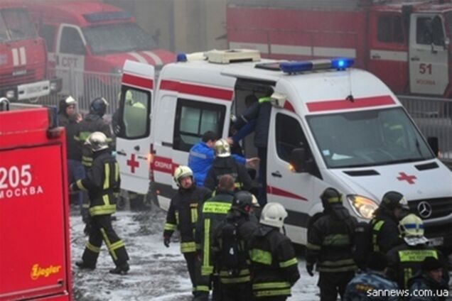 У Москві спалахнула пожежа на будівельному ринку
