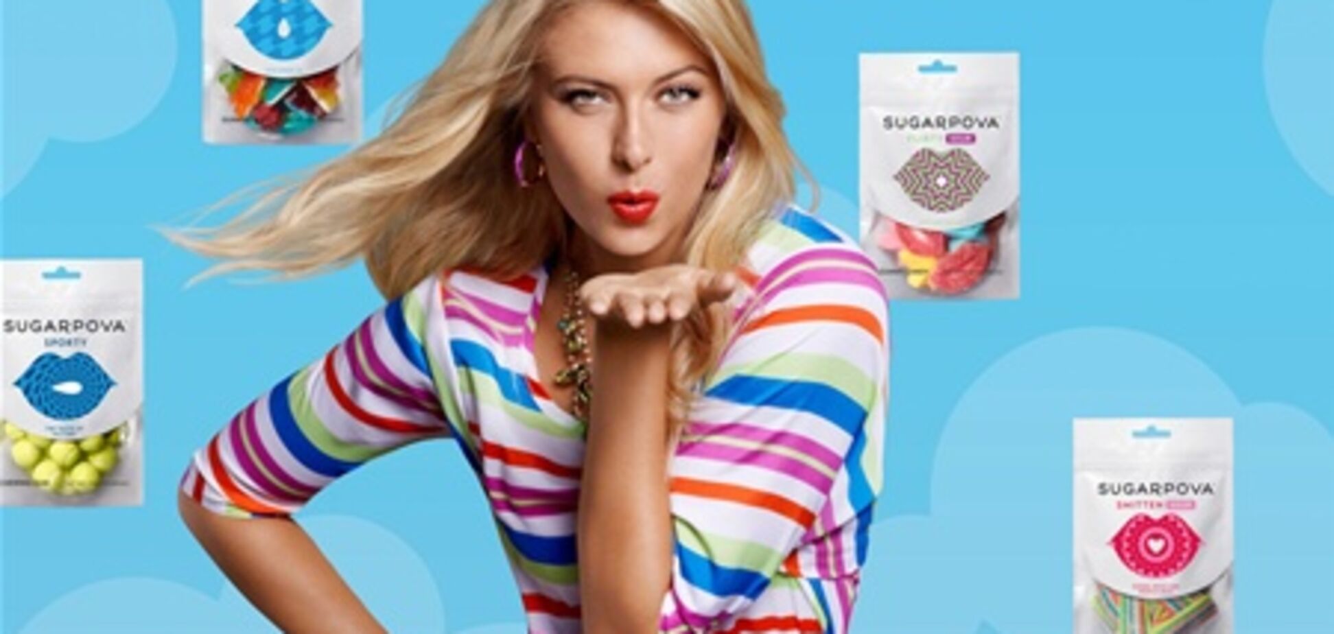 Шарапову раскритиковали за рекламу собственных конфет