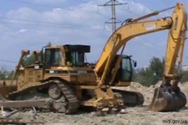 В Киеве обнаружили незаконную добычу песка