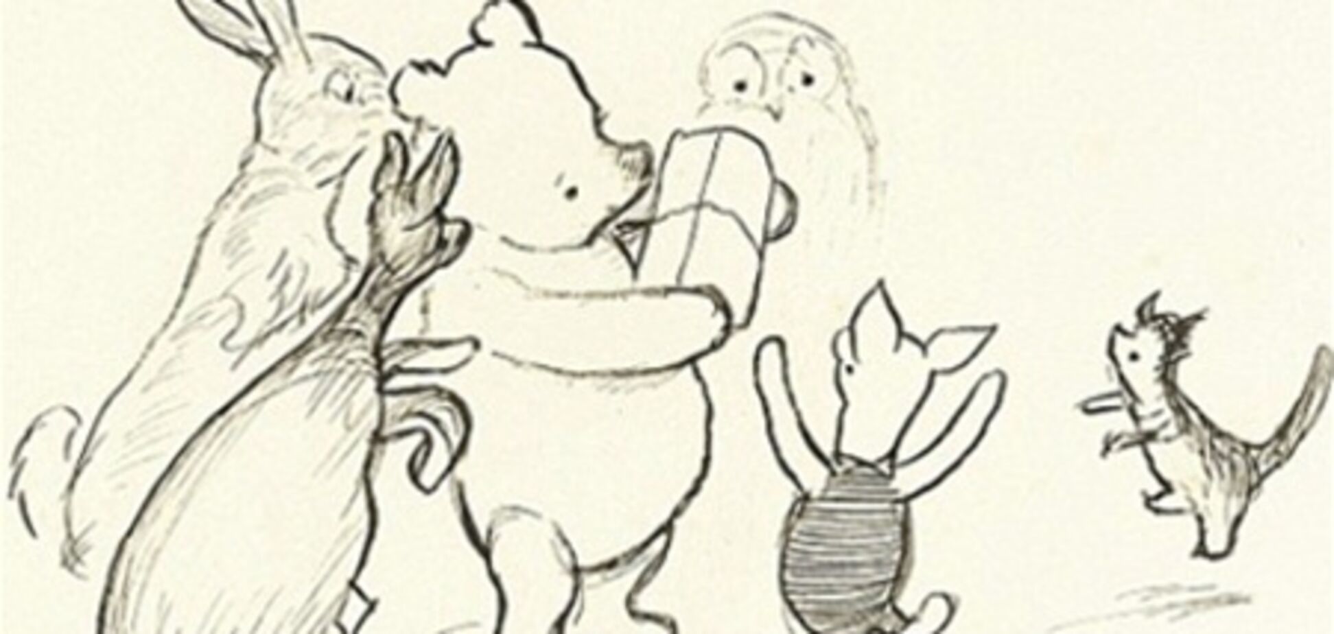 Первые иллюстрации к 'Винни-Пуху' выставили на аукцион