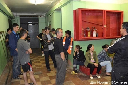 Массовая драка в московском общежитии: задержали 60 человек