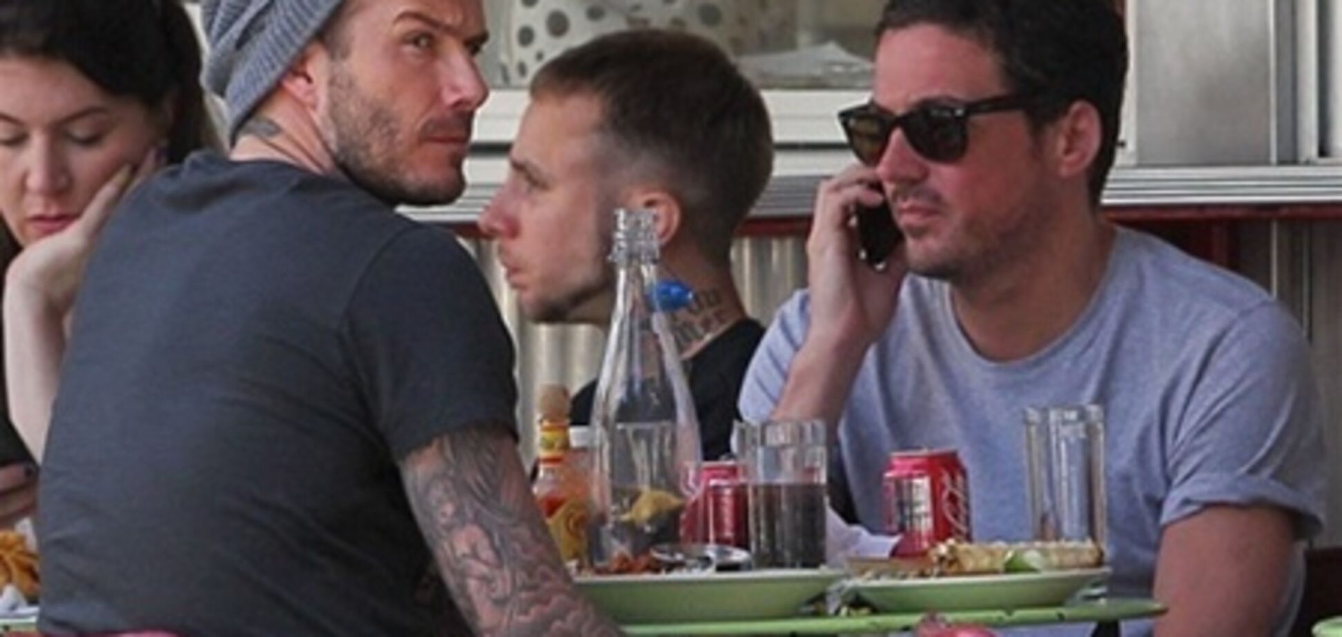 Дэвид Бекхэм нашел время для лучшего друга