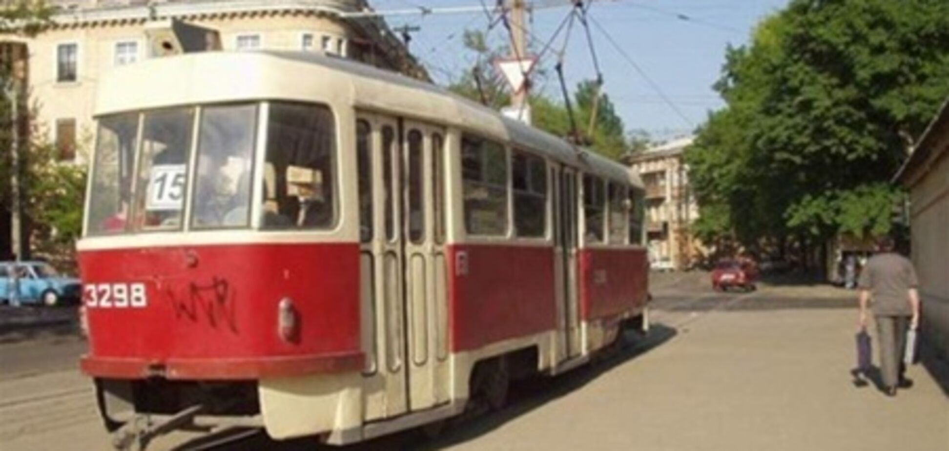 В Одесі водій автомобіля кинув свою жертву під трамвай