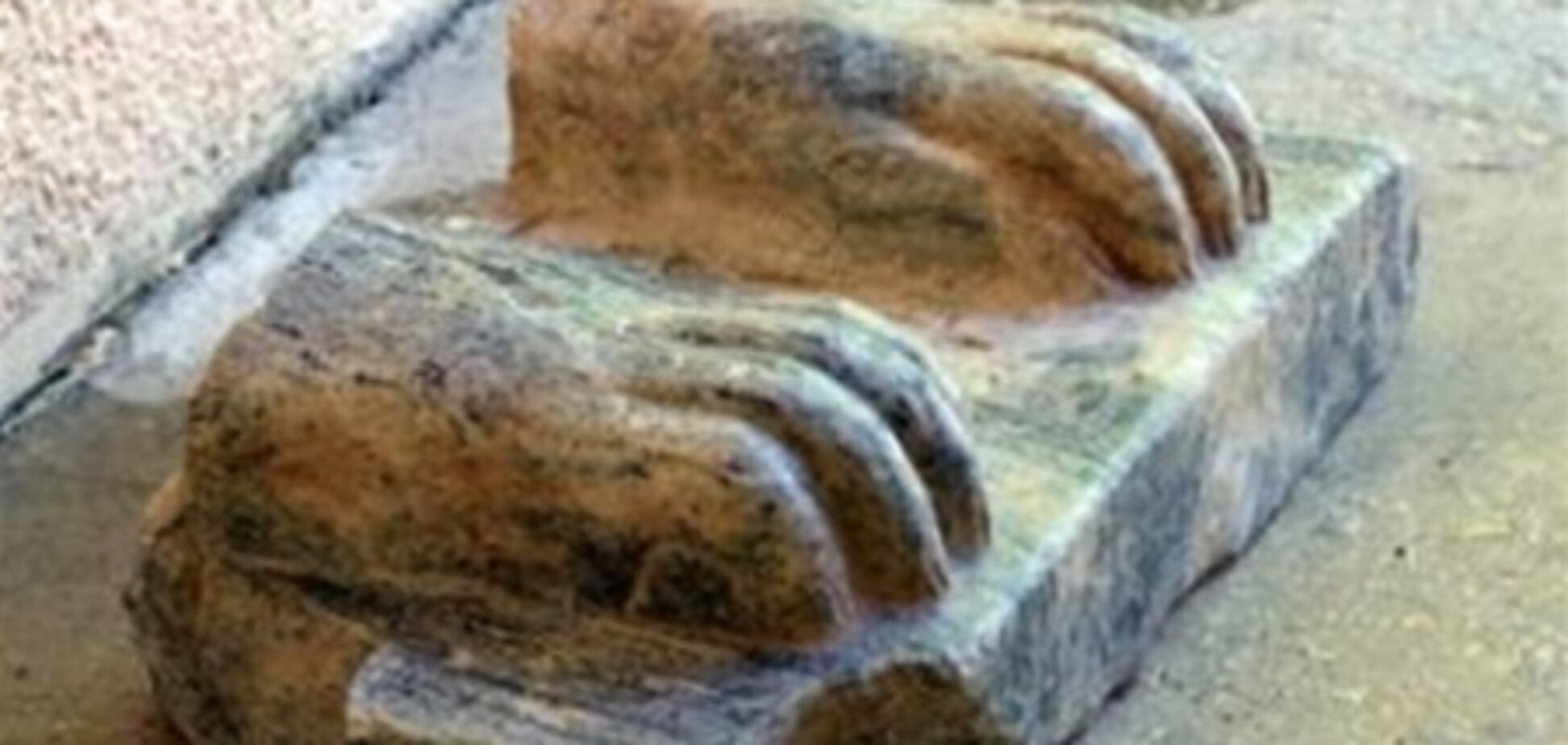 В Израиле археологи нашли фрагмент древнеегипетского сфинкса 