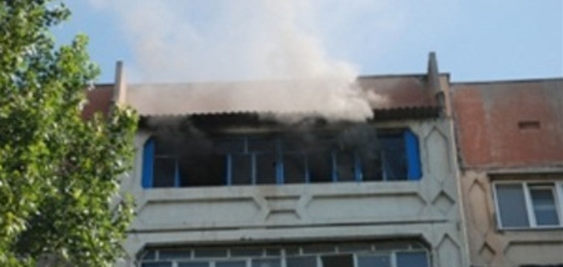 В Николаеве горел балкон многоэтажки