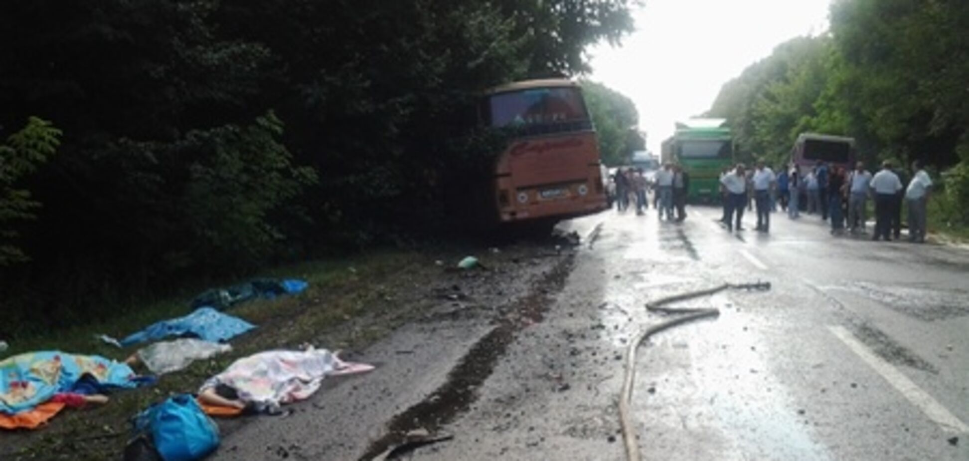 В жуткое ДТП на Волыни попал болгарский автобус