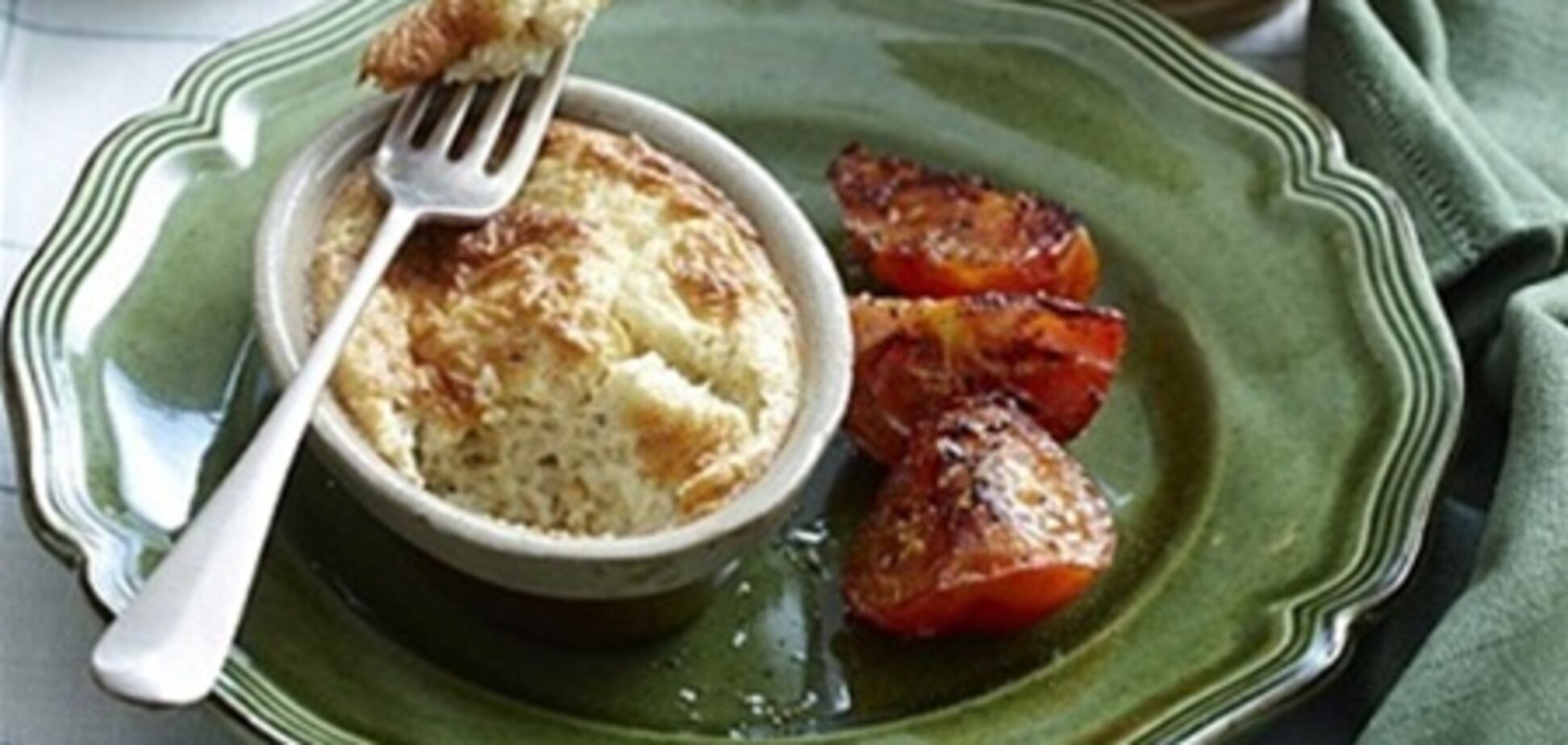 Суфле с лососем и творогом