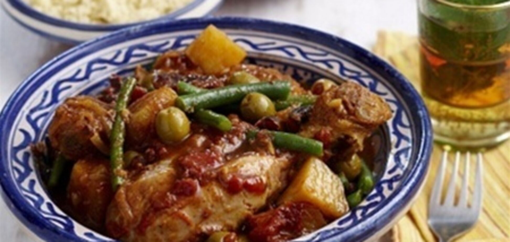 Тажин с курицей и кускусом