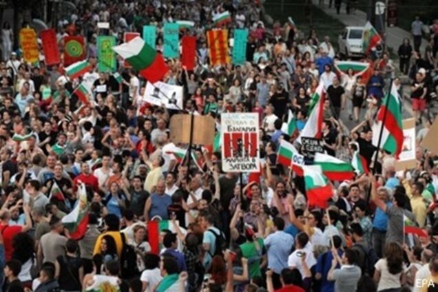 В Софии 2,5 тыс человек вышли на митинг против правительства