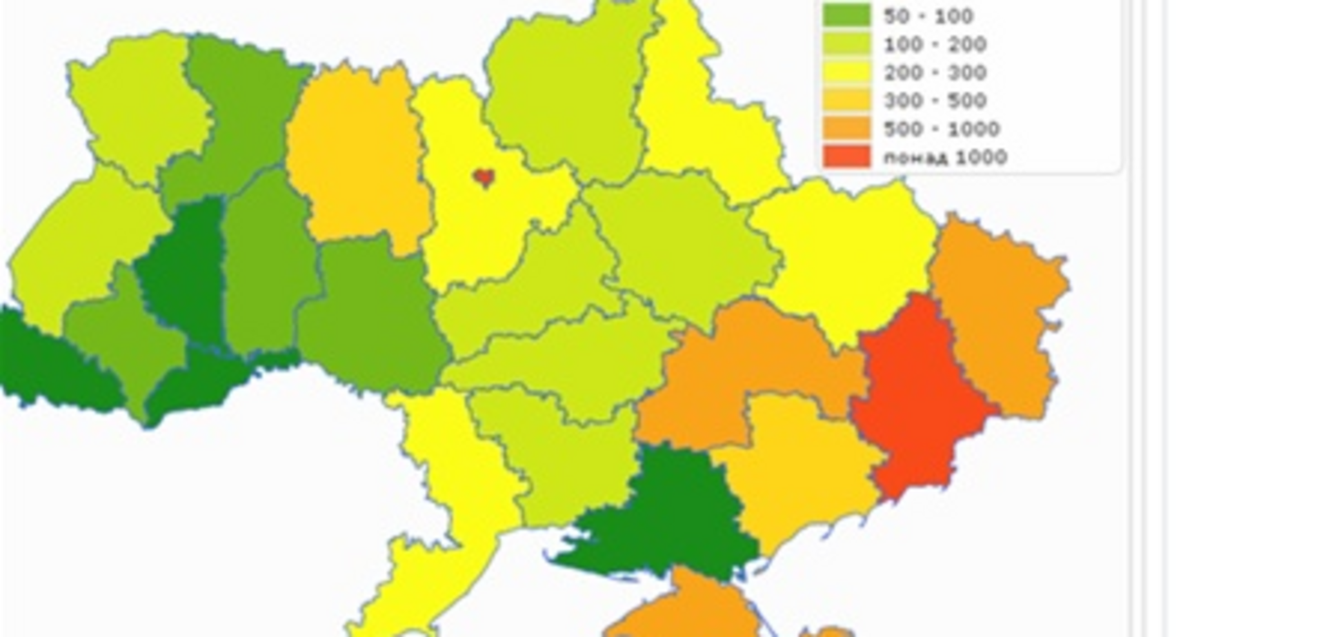 Больше всего новых квартир получили жители Донетчины и Киева